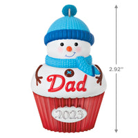 Dad Cupcake 2023 Ornament Available July 15, 2023