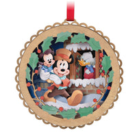 Disney Mickey's Christmas Carol 40th Anniversary Papercraft Ornament Available October 14, 2023