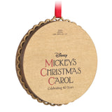 Disney Mickey's Christmas Carol 40th Anniversary Papercraft Ornament Available October 14, 2023