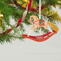 50 Years of Memories Rocking Horse Special Edition Porcelain Ornament Available July 15, 2023