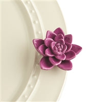 NEW! Nora Fleming Get Growing- Purple Succulent Flower Mini