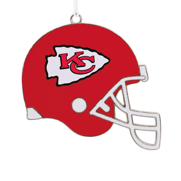 NFL Kansas City Chiefs Football Helmet Metal Hallmark Ornament