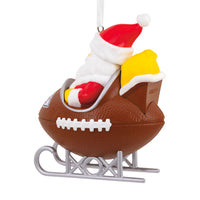 NFL Kansas City Chiefs Santa Football Sled Hallmark Ornament