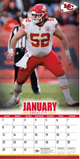 NFL Kansas City Chiefs 2023 Wall Calendar